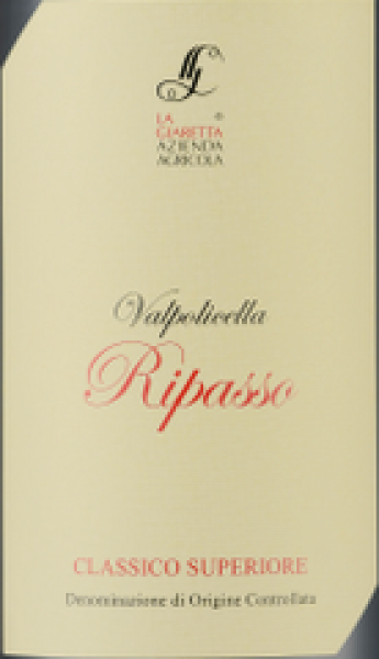 La Giaretta - Valpolicella Classico Superiore DOC Ripasso 2020